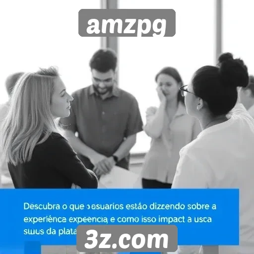 Feedback de usuários sobre a experiência no amzpg